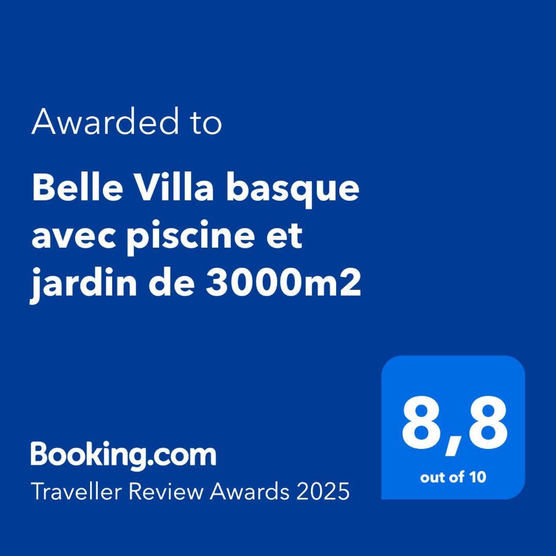 Belle Villa Basque Avec Piscine Et Jardin De 3000M2 Saint-Jean-de-Luz Esterno foto